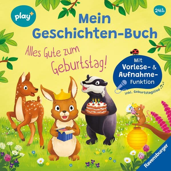 Play+ Mein Geschichten-Buch mit Vorlese- und Aufnahmefunktion: Alles Gute zum Geburtstag! - ab 2 Jahre