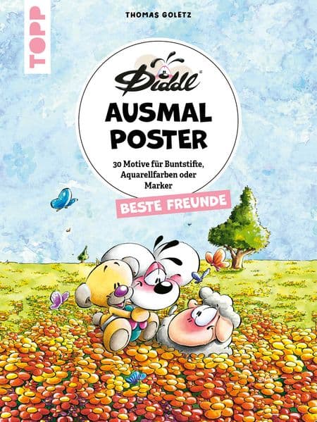 DIDDL - Ausmalposter - Beste Freunde