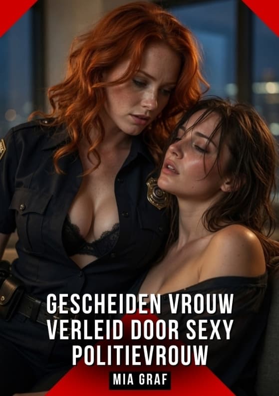 Gescheiden vrouw verleid door sexy politievrouw