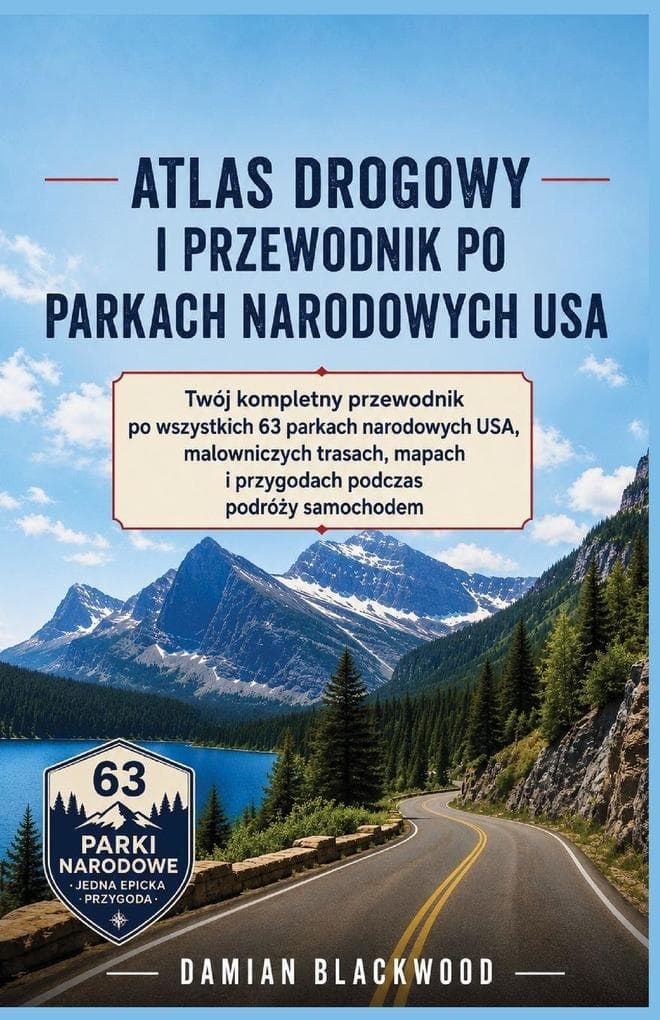 ATLAS DROGOWY I PRZEWODNIK PO PARKACH NARODOWYCH USA