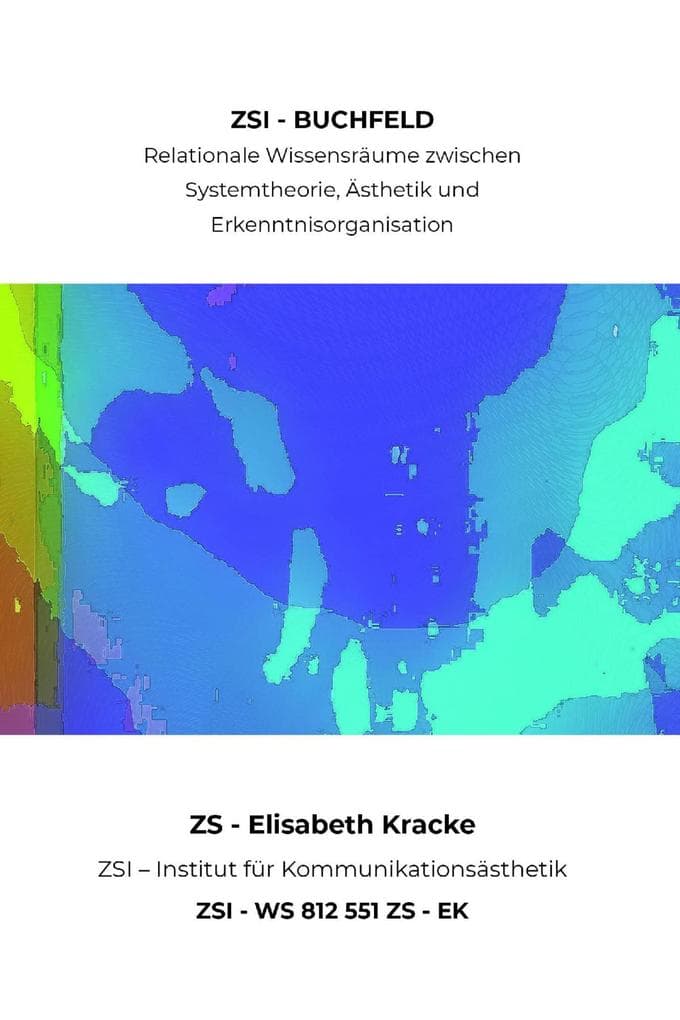 ZSI - BUCHFELD - Relationale Wissensräume zwischen Systemtheorie, Ästhetik und Erkenntnisorganisation - ZSI - WS 812 551 ZS - EK
