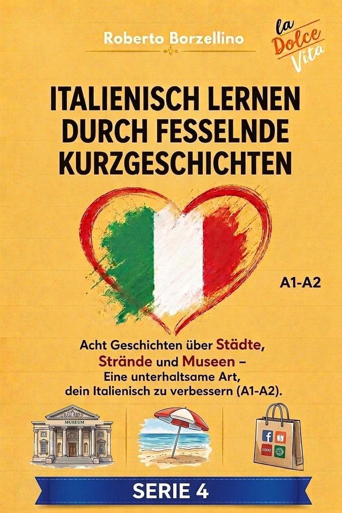 Italienisch lernen durch fesselnde Kurzgeschichten - Serie 4