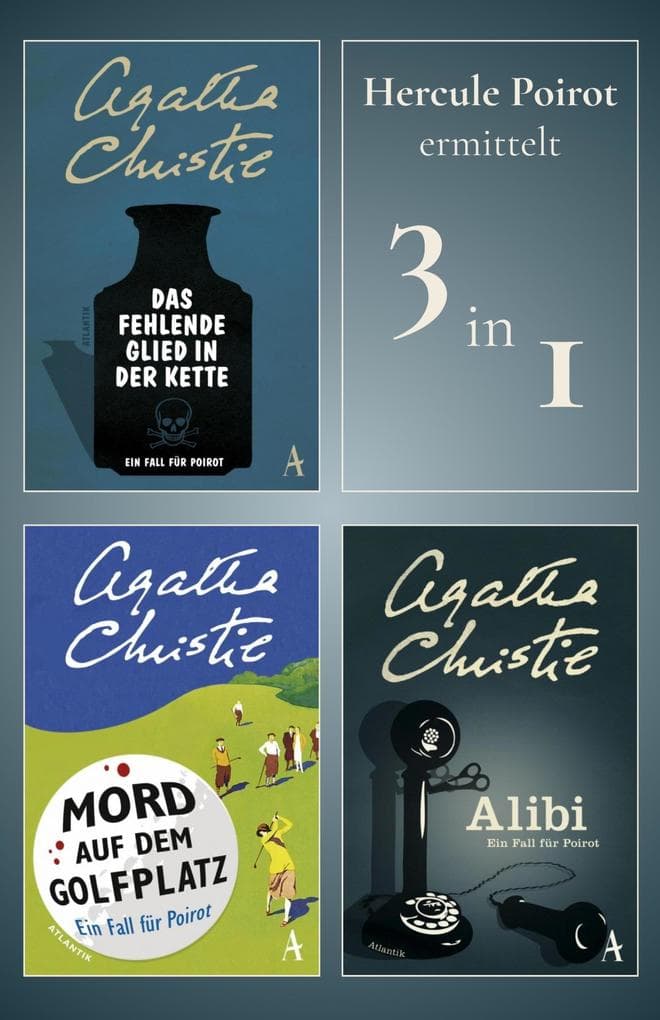 Hercule Poirot ermittelt in: Das fehlende Glied in der Kette - Mord auf dem Golfplatz - Alibi