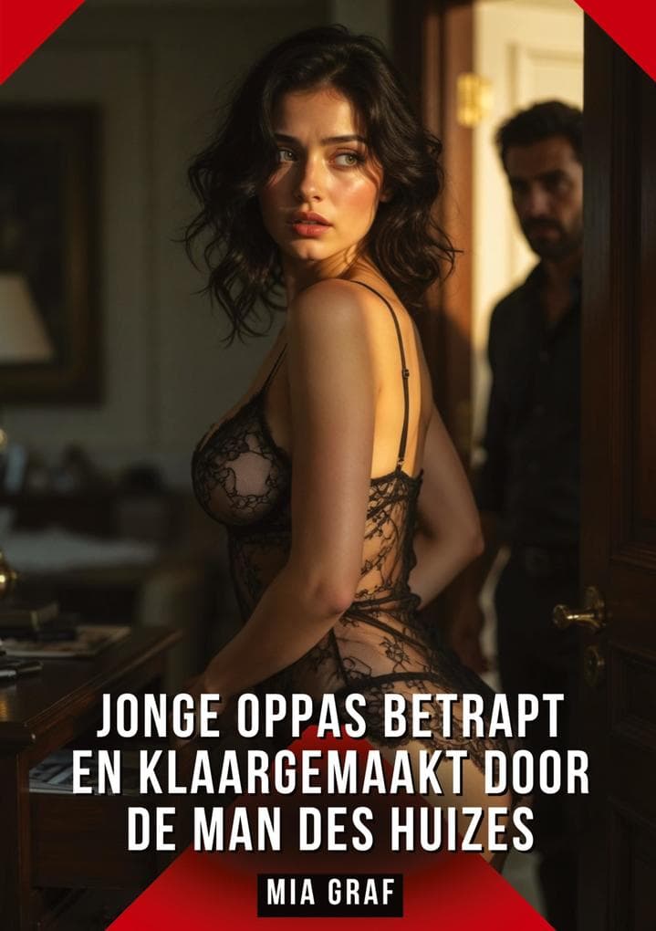 Jonge oppas betrapt en klaargemaakt door de man des huizes