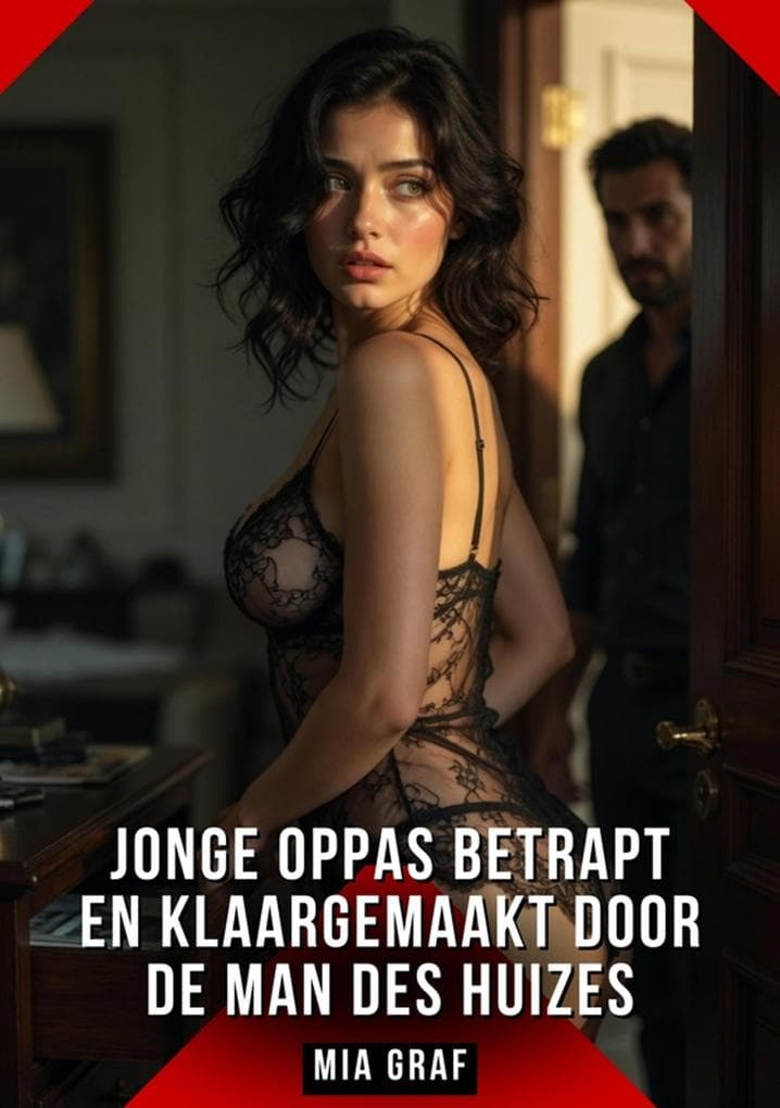 Jonge oppas betrapt en klaargemaakt door de man des huizes