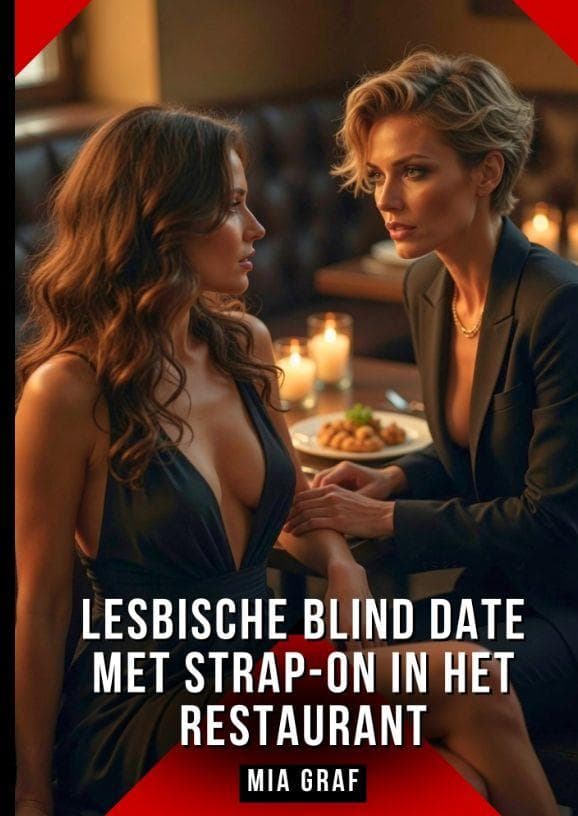 Lesbische blind date met strap-on in het restaurant