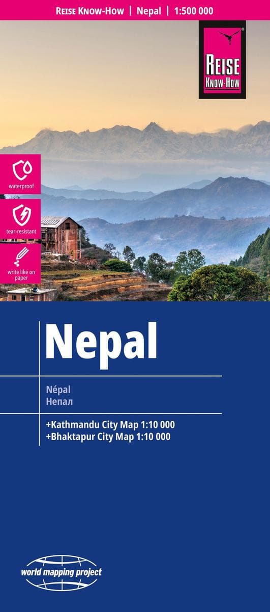 Reise Know-How Landkarte Nepal (1:500.000)