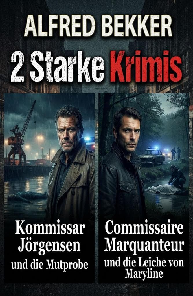 2 Starke Krimis: Kommissar Jörgensen und die Mutprobe / Commissaire Marquanteur und die Leiche von Maryline