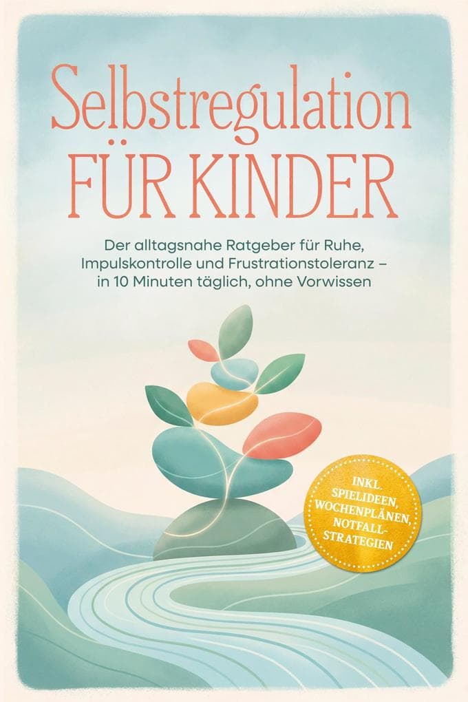 Selbstregulation für Kinder: Der alltagsnahe Ratgeber für Ruhe, Impulskontrolle und Frustrationstoleranz - in 10 Minuten täglich, ohne Vorwissen - inkl. Spielideen, Wochenplänen, Notfall-Strategien