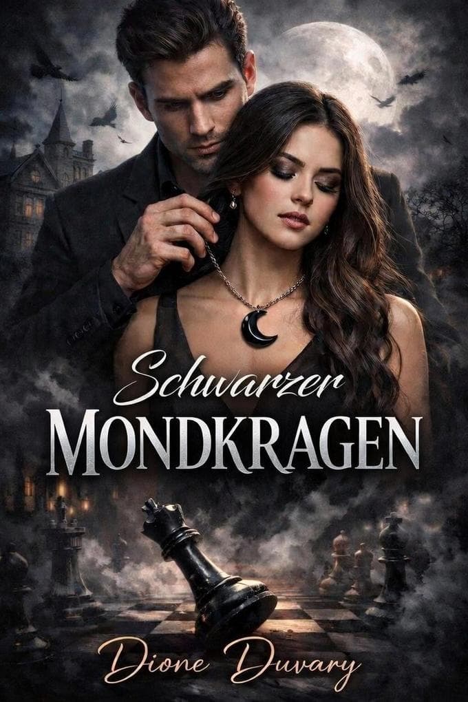 Schwarzer Mondkragen