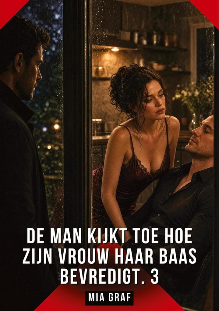 De man kijkt toe hoe zijn vrouw haar baas bevredigt. 3