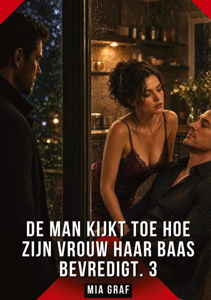 De man kijkt toe hoe zijn vrouw haar baas bevredigt. 3
