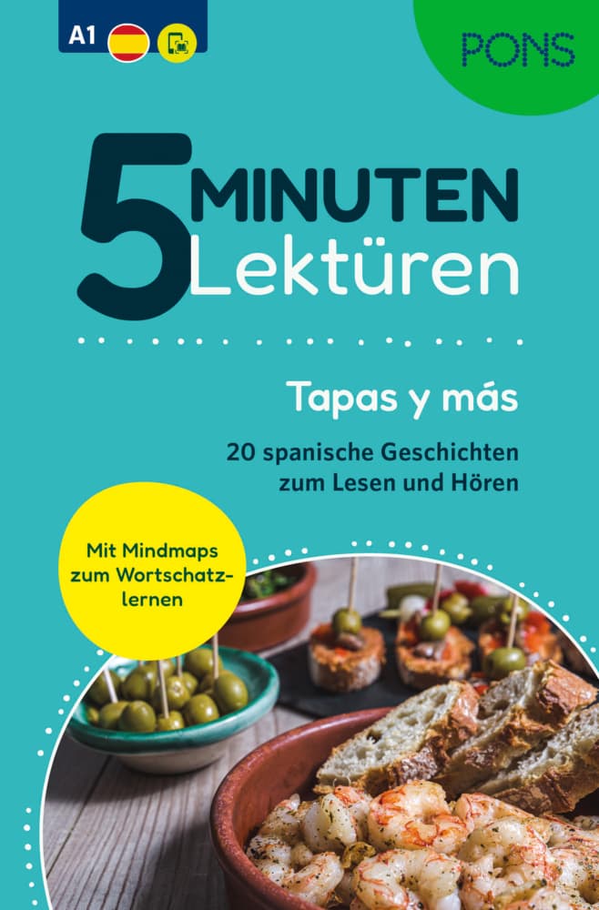 PONS 5-Minuten-Lektüren Spanisch A1 - Tapas y más
