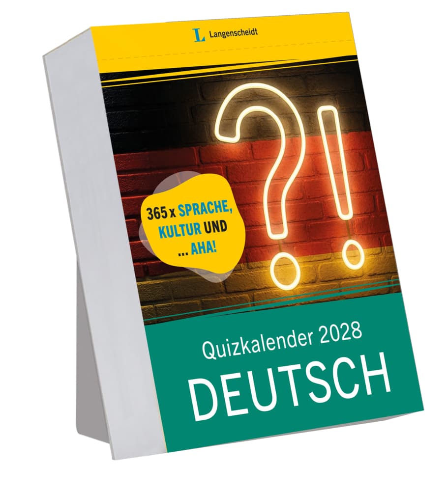 Langenscheidt Quizkalender Deutsch 2028