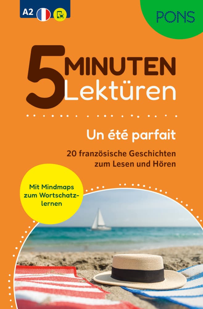 PONS 5-Minuten-Lektüren Französisch A2 - Un éte parfait