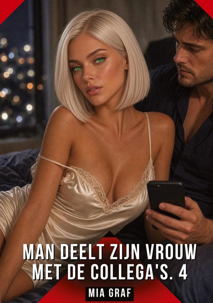 Man deelt zijn vrouw met de collega's. 4