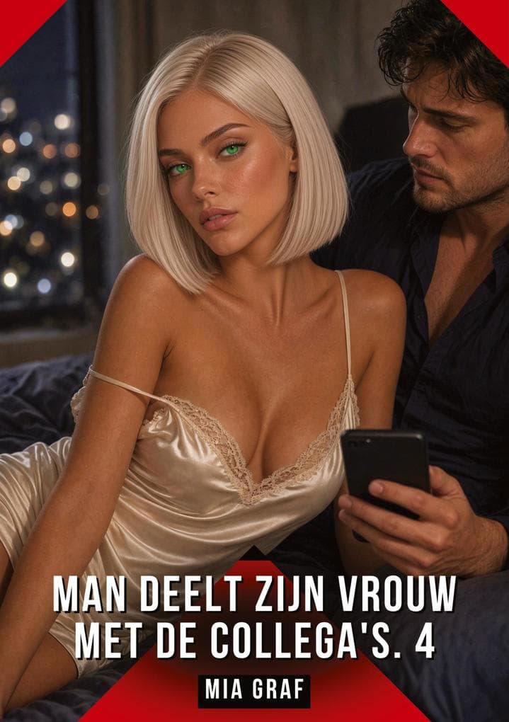 Man deelt zijn vrouw met de collega's. 4