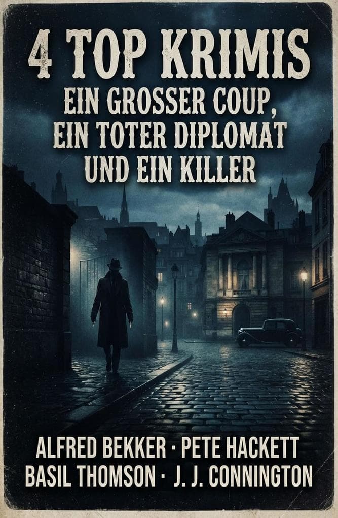4 Top Krimis: Ein großer Coup, ein toter Diplomat und ein Killer