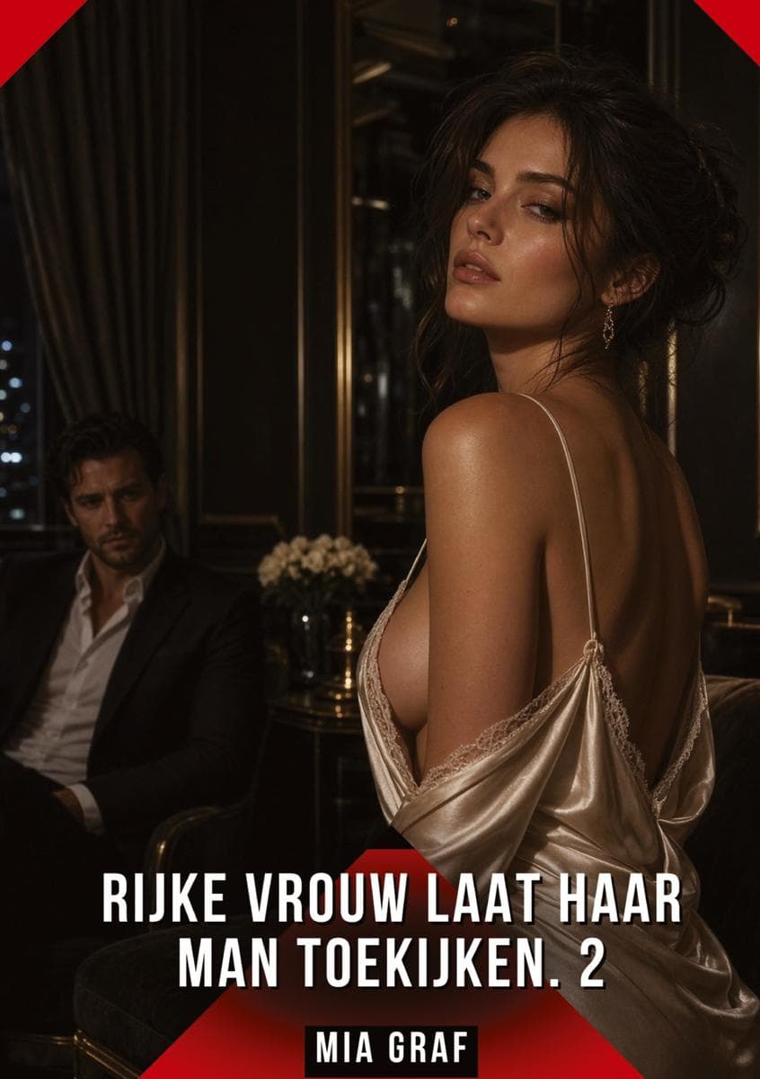 Rijke vrouw laat haar man toekijken. 2