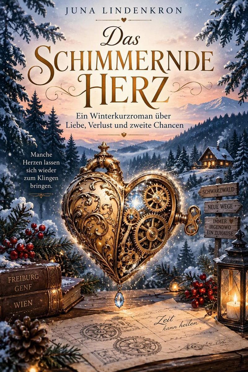 Das schimmernde Herz: Ein Winterkurzroman über Liebe, Verlust und zweite Chancen