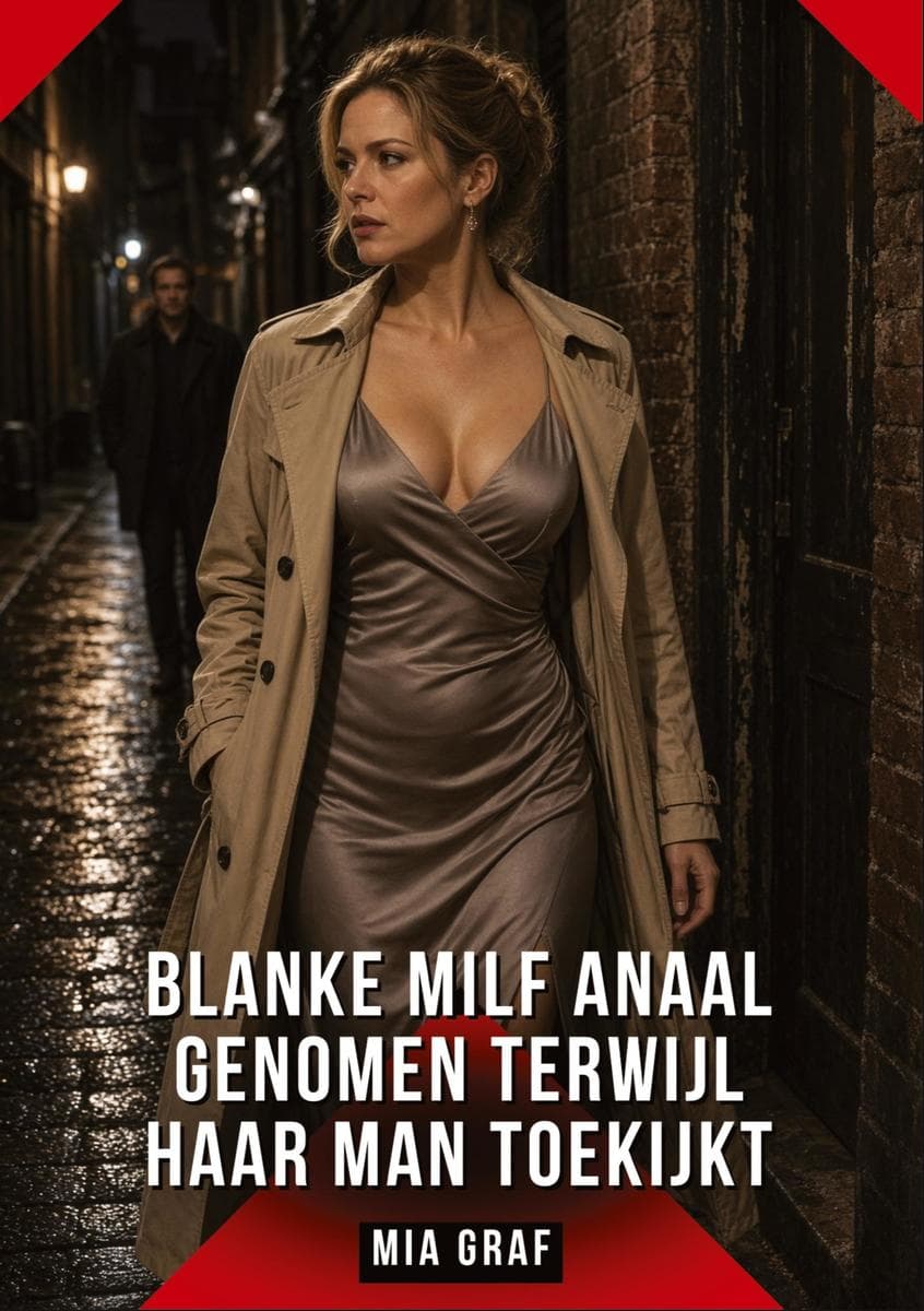 Blanke MILF anaal genomen terwijl haar man toekijkt