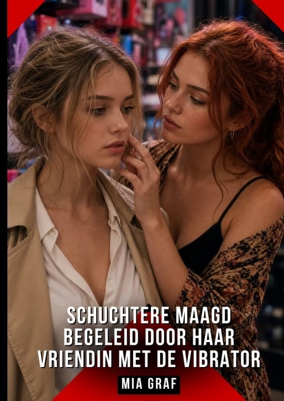 Schuchtere maagd begeleid door haar vriendin met de vibrator