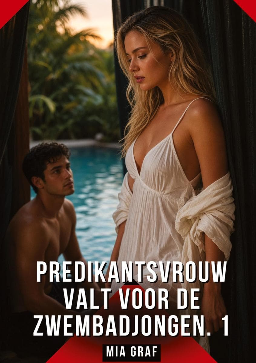 Predikantsvrouw valt voor de zwembadjongen. 1