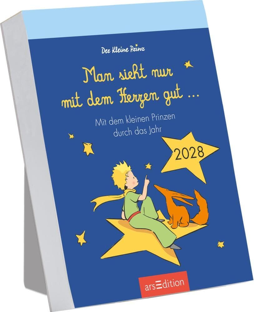 Abreißkalender Man sieht nur mit dem Herzen gut 2028