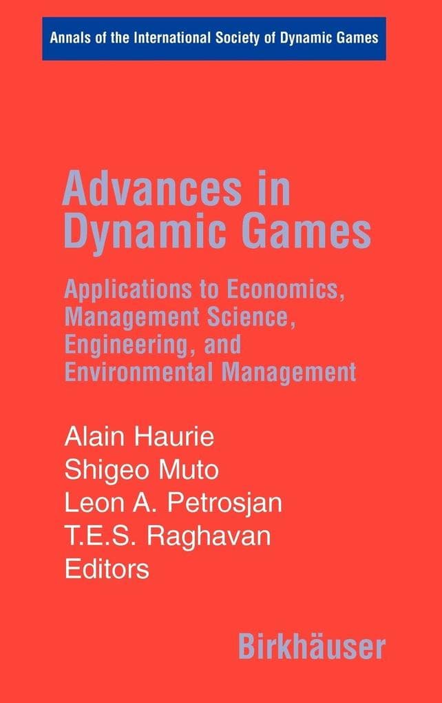 Advances in Dynamic Games