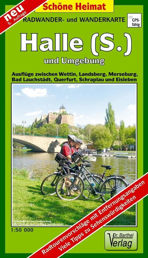 Radwander- und Wanderkarte Halle (Saale) und Umgebung 1 : 50 000