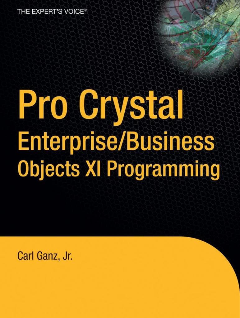 Pro Crystal Enterprise/Business Objects XI Programming