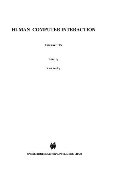 Human-Computer Interaction