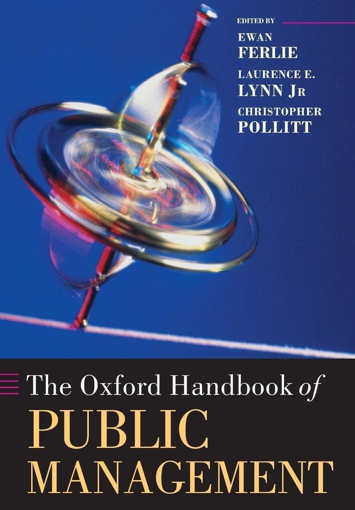 Oxford Handbook of Public Management