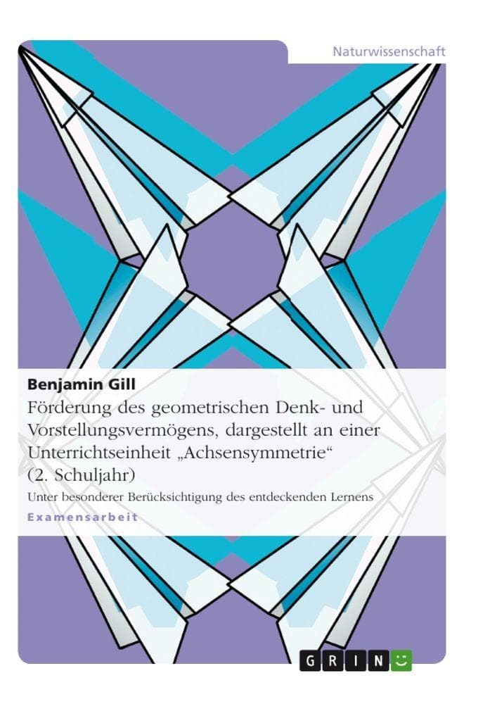 Förderung des geometrischen Denk- und Vorstellungsvermögens, dargestellt an einer Unterrichtseinheit "Achsensymmetrie" (2. Schuljahr)