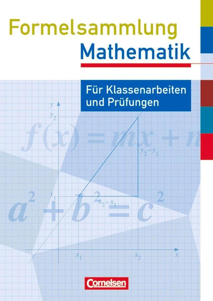 Formelsammlungen Sekundarstufe I. Prüfungseinleger Mathematik. 5er Pack. Westliche Bundesländer (außer Bayern und Hessen)