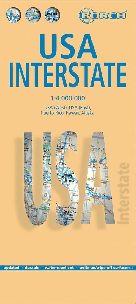 USA Interstate 1 : 4 000 000