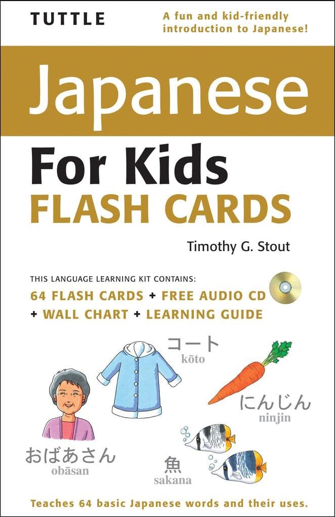 Tuttle Japanese for Kids Flash Cards Kit