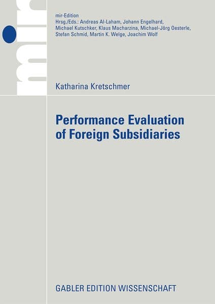 Performance Evaluation of Foreign Subsidiaries