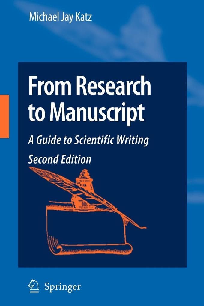 From Research to Manuscript