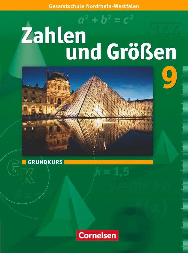 Zahlen und Größen 9. Schuljahr. Schülerbuch. Grundkurs