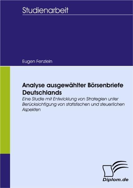 Analyse ausgewählter Börsenbriefe Deutschlands