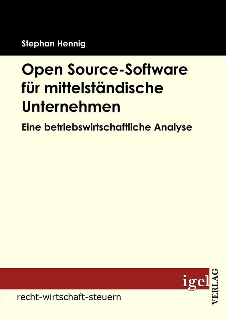 Open source-Software für mittelständische Unternehmen