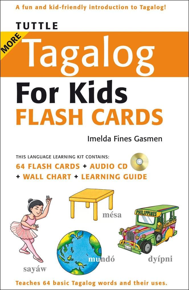 Tuttle More Tagalog for Kids Flash Cards Kit