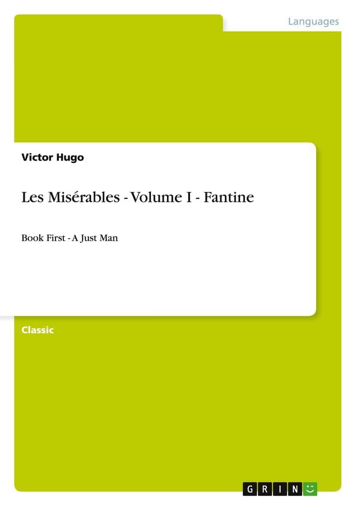 Les Misérables - Volume I - Fantine