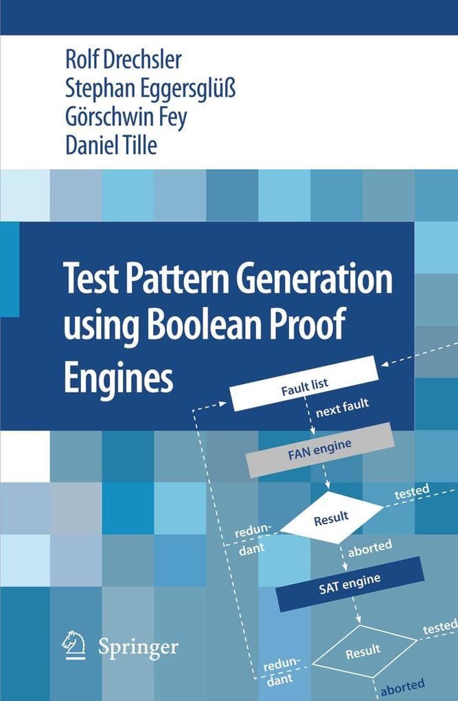 Test Pattern Generation Using Boolean Proof Engines