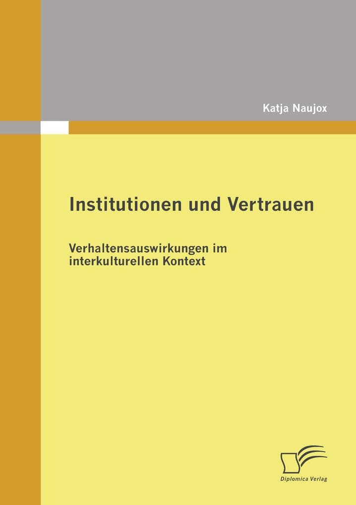 Institutionen und Vertrauen
