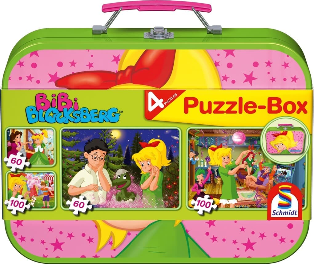 Bibi Blocksberg. Puzzle-Box 2 x 60, 2 x 100 Teile