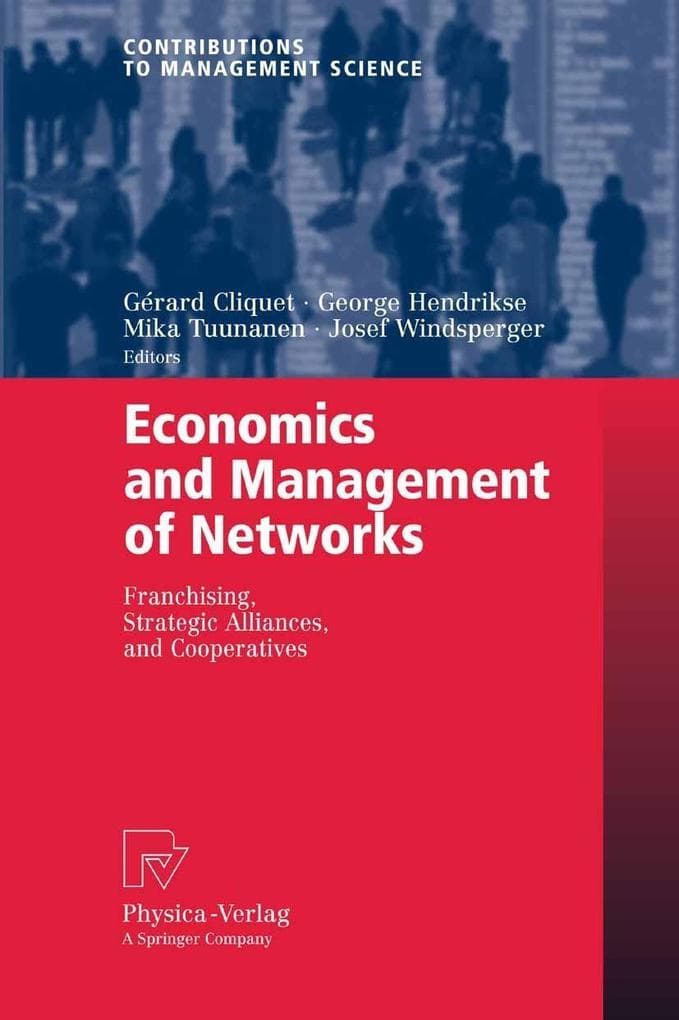 Economics and Management of Networks