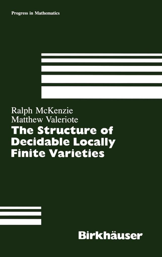 Structure of Decidable Locally Finite Varieties