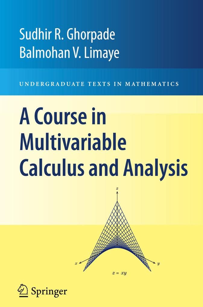 A Course in Multivariable Calculus and Analysis